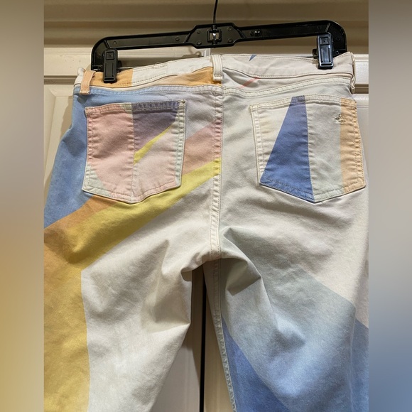 Rag & Bone Colorful Geometric Print Jeggings - Picture 5 of 12